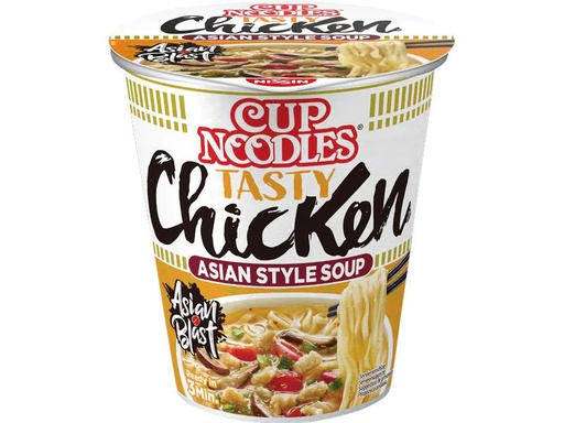 [90108876 1040933] Nissin Food Becher Cup Noodles Tasty Chicken 63 g
