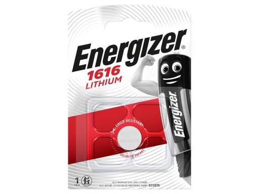 [90108910 739903] Energizer Knopfzelle Lithium 1616 1 Stück