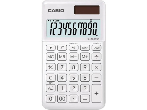 [90109200 859740] Casio Taschenrechner CS-SL-1000SC-WE Weiss