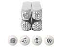 ImpressArt Prägestempel Set Muster 6 mm