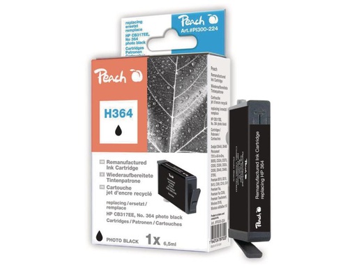 [90109511 487022] Peach Tinte HP Nr. 364 (CB317EE) Photo Black