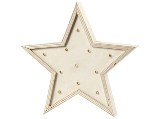 [90109662 656880] Creativ Company Holzartikel 26 cm Leuchtbox