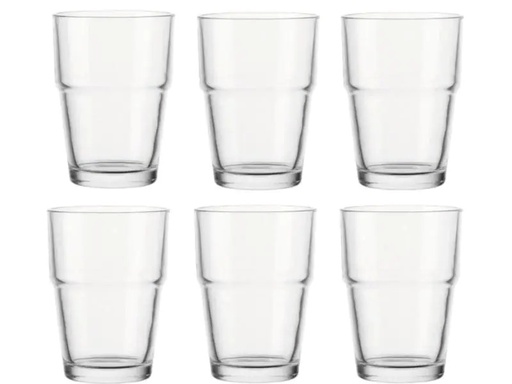 [90109756 779674] Montana Trinkglas Easy 200 ml, 6 Stück, Transparent
