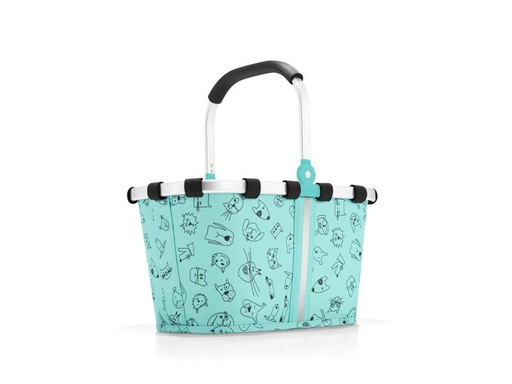 [90109867 747502] Reisenthel Einkaufskorb XS Kids Cats and Dogs Mint