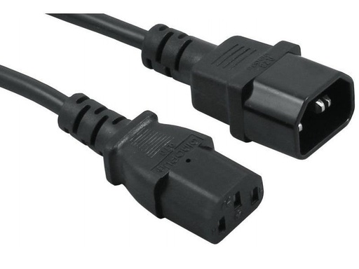 [90109893 589292] Diggelmann Gerätekabel 1 m C13-C14 halogenfrei
