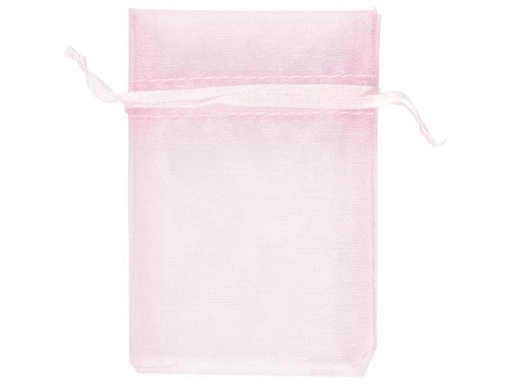 [90109940 884058] Creativ Company Organzabeutel Organza 7 x 10 cm 10 Stück, Rosa