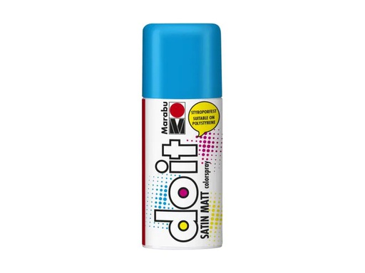 [90109975 556528] Marabu Sprühfarbe do it Satin 150 ml, Blau/Hellblau