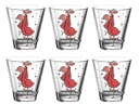 Leonardo Kindertrinkglas Bambini Flamingo, 215 ml, 6 Stück