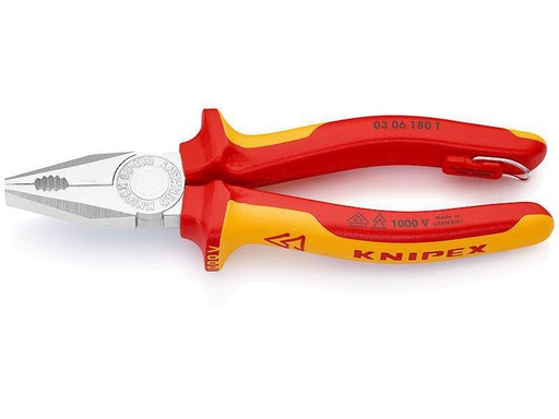 [90110342 917025] Knipex Kombizange 180 mm mit Öse