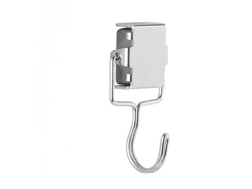[90110489 1072882] Magnetoplan Hakenmagnet Ø 6.5 cm Silber, 1 Stück