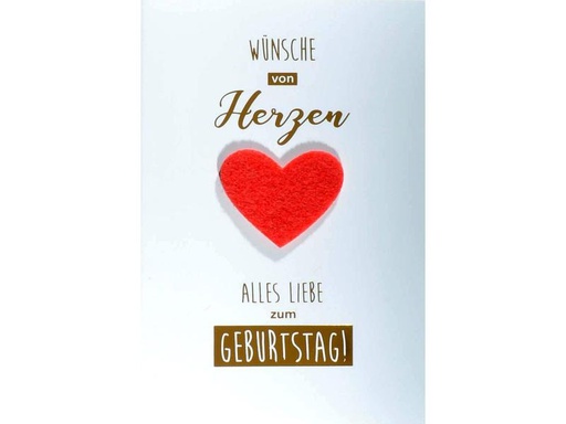 [90110508 959004] ABC Geburtstagskarte Herz