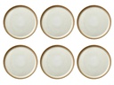 Bitz Speiseteller Ø 27 cm, 6 Stück, Beige/Crème