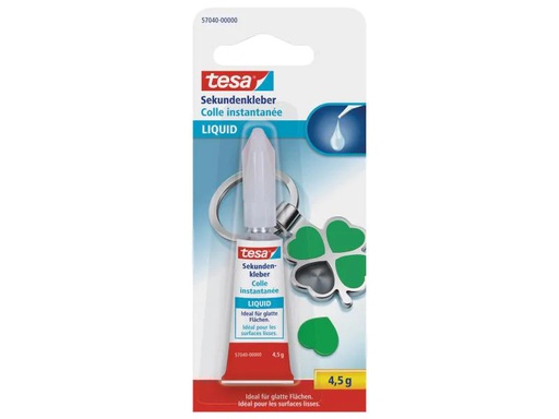 [90110635 540193] tesa Sekundenkleber Liquid 1 Stück, Transparent
