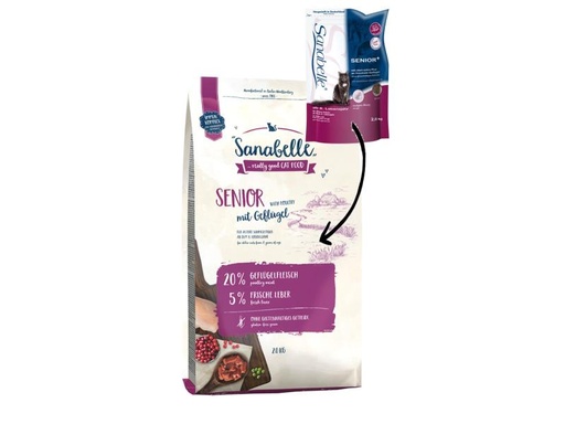 [90110867 562049] Sanabelle Trockenfutter Senior, 2 kg