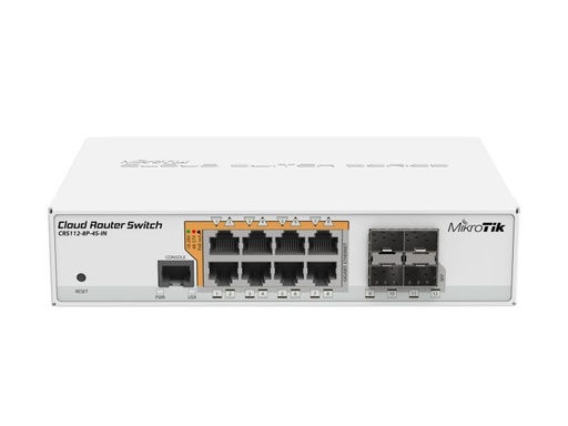[90110878 757438] MikroTik PoE Switch CRS112-8P-4S-IN 12 Port