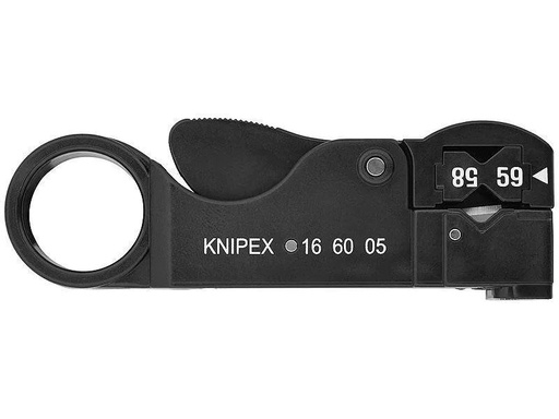 [90011092 916925] Knipex Abisolierer 105 mm für Koaxialkabel