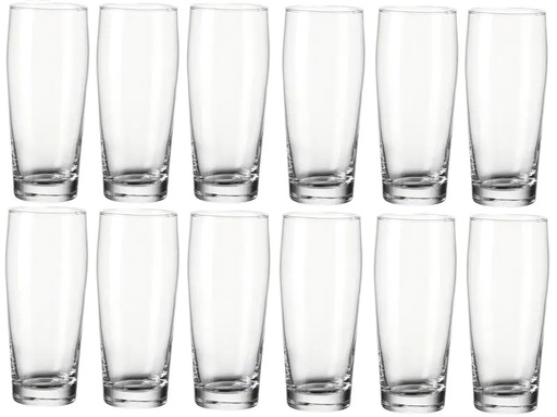 [90001088 779665] Montana Trinkglas Willi 500 ml, 12 Stück, Transparent