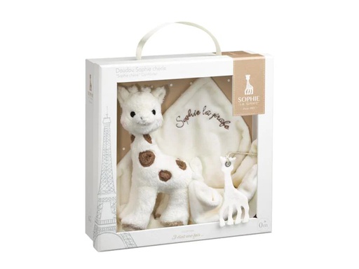 [90011107 726013] Sophie la girafe Geschenkset Schmusetuch und Plüschtier