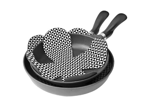 [90111372 1174850] Moha Pfannenschutz Pan Protector 2 Stück, Schwarz
