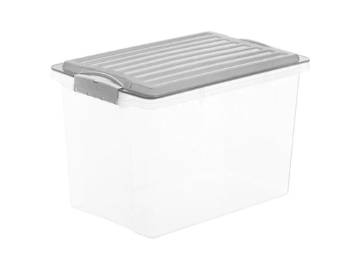 [90111383 519153] Rotho Aufbewahrungsbox COMPACT A4 / 19 Liter Anthrazit