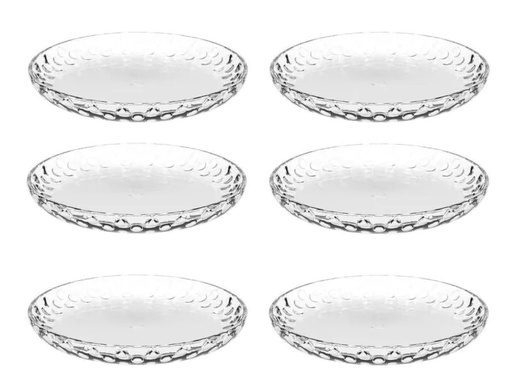 [90111439 880260] Leonardo Frühstücks- &amp; Dessertteller Cucina Ø 18 cm, 6 Stück