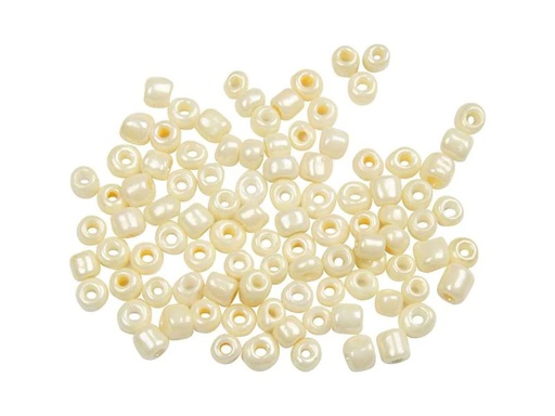 [90111502 836612] Creativ Company Rocailles-Perlen 8/0 Elfenbein