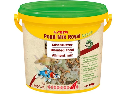[90111550 734008] sera Teichfutter Pond Mix Royal Nature, 3800 ml, 600g