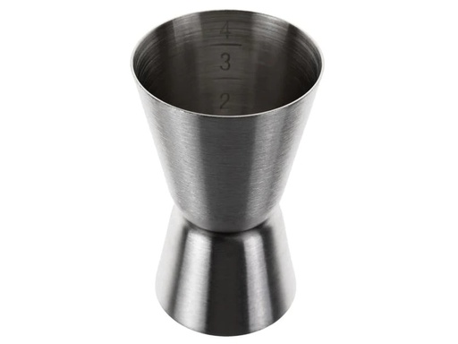 [90011151 738336] Paderno Cocktail-Doppelmass 40/20 ml Silber