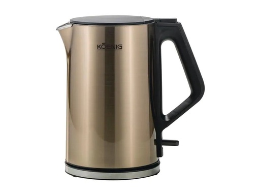 [90111856 823552] Koenig Wasserkocher Cool Touch 1.5 l, Chrom