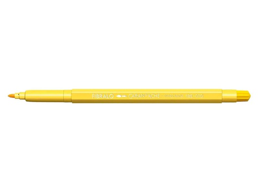 [90112010 1182745] Caran d'Ache Filzstift Fibralo 1 Stück, Gelb