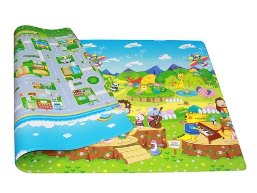 [90112092 1013761] Dwinguler Spielmatte Animal Orchestra, 190 x 130 cm