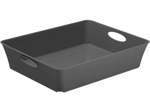 [90112227 1125237] Rotho Aufbewahrungsbox Living Box C5 / 2.5 l Anthrazit
