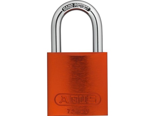 [90112457 1169257] Abus Vorhängeschloss 72/40 Orange Aluminium