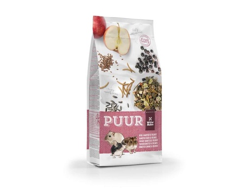 [90112477 873388] Witte Molen Hauptfutter Puur Gourmet-Müsli für Zwerghamster, 400 g