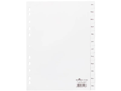 [90112871 1096539] DURABLE Register A4, Jan-Dez