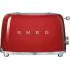 [90113069 595994] SMEG Toaster 50'S Retro Style TSF01RDEU Rot