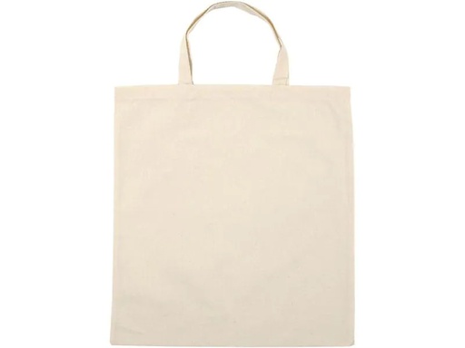[90113158 662697] Creativ Company Stofftasche 38 x 42 cm 5 Stück, Beige
