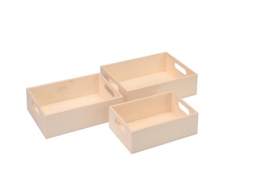 [90113369 574012] Glorex Holzartikel Mini-Tablett-Set Mini-Tablett