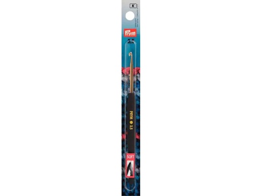 [90113531 1087938] Prym Häkelnadel Ø 3.5 mm, Wolle, Soft-Griff