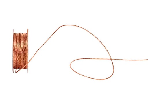 [90113742 1122575] Spyk Kordelband Lurexa-Kordel 1 mm x 7 m, Kupfer