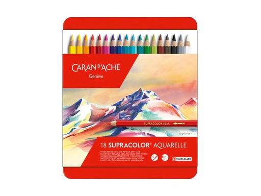 [90113997 380804] Caran d'Ache Farbstifte Supracolor 18 Stück