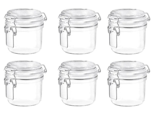 [90114016 969500] Bormioli Rocco Einmachglas Fido 200 ml, 6 Stück 