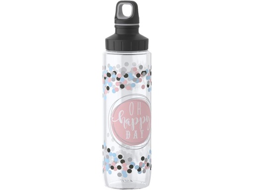 [90114167 796405] Emsa Trinkflasche Drink2Go 700 ml, Happy Day