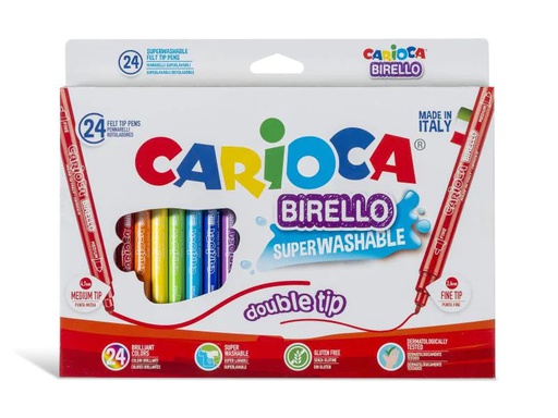 [90011402 722703] Carioca Birello doppelseitig, 24 Stück