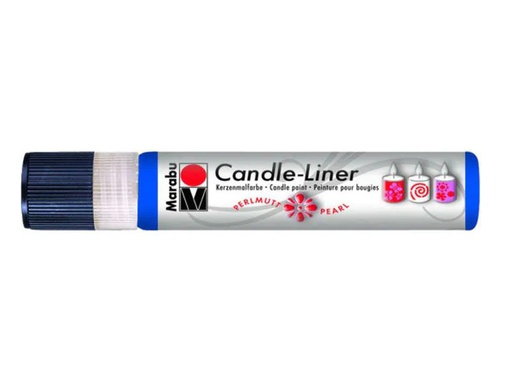 [90114235 648255] Marabu Kerzenmalfarbe Candle-Liner 25 ml, Blau