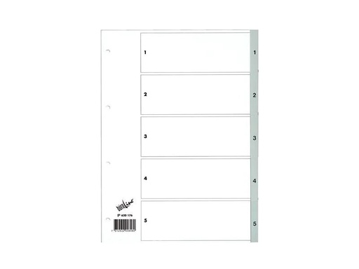 [90114366 1161693] Büroline Register A4, PP 1-5 mit Indexblatt
