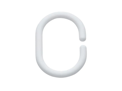 [90114858 1108625] diaqua® Duschvorhanghaken Basic 12 Stück, Weiss