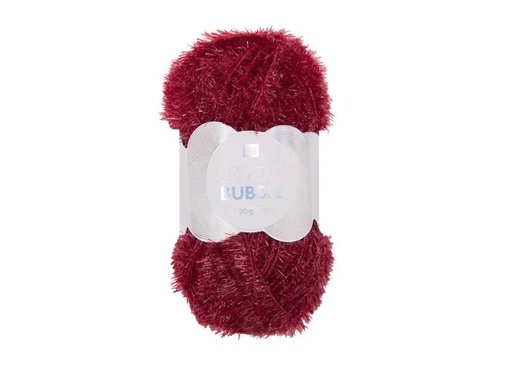 [90114933 945194] Rico Design Wolle Creative Bubble 50 g Dunkelrot