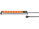 STEFFEN 19 Steckdosenleiste 8xT13, Orange