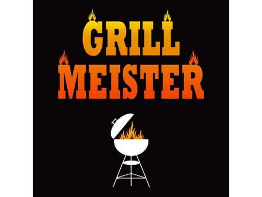 [90115132 1041946] Braun + Company Papierservietten Grill Meister 33 cm x 33 cm, 20 Stück